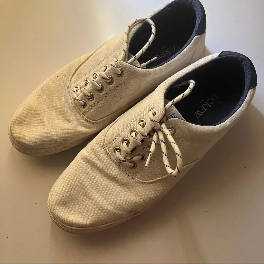 J. Crew Women's White Sneakers